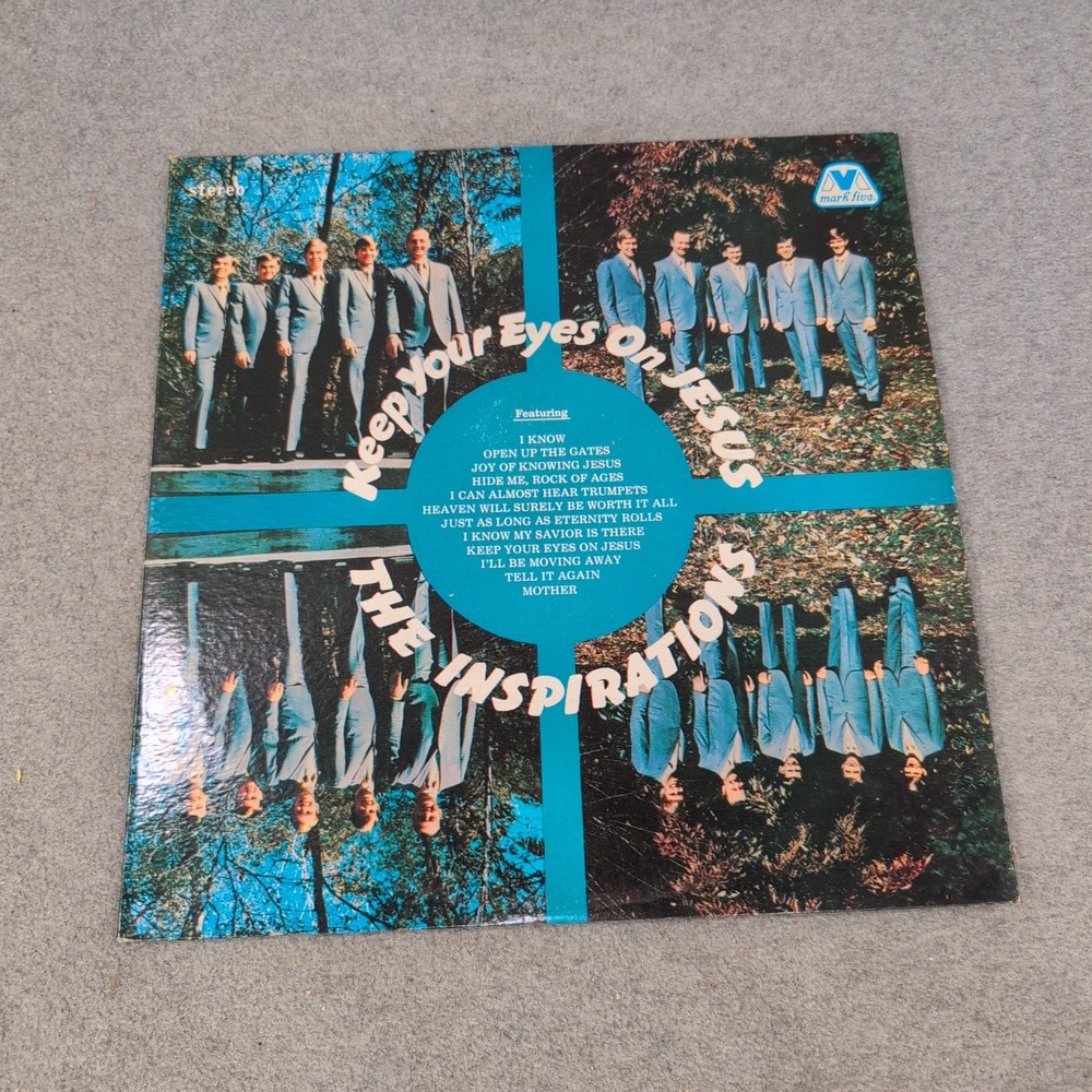 The Inspirations - Keep Your Eyes On Jesus Vinyl LP Mark Five MV-4537 - Picture 1 of 2